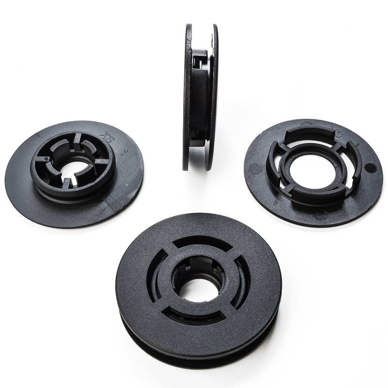 2X Fußmatten Befestigungs Clips Oben+Unten Druckknöpfe | 3C0-864-521-9B9 + 3C0-864-523-9B9 | MYBA-S von MYBA-S