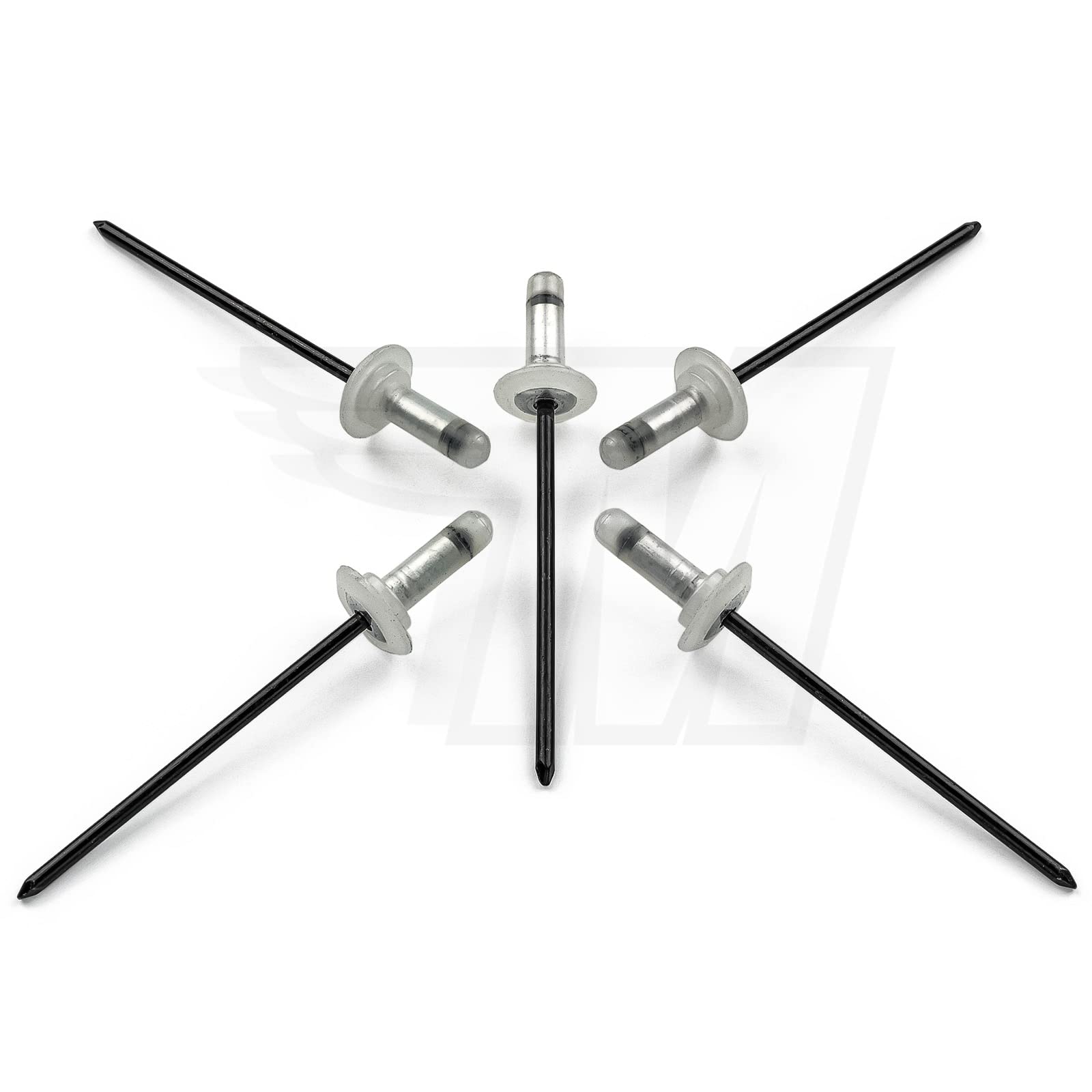 30x Aluminium Stahl Plastik Niete 4 x 12,7 mm | 75547-51021 30x Aluminium Stahl Plastik Niete 4 x 12,7 mm | 75547-51021 von MYBA-S