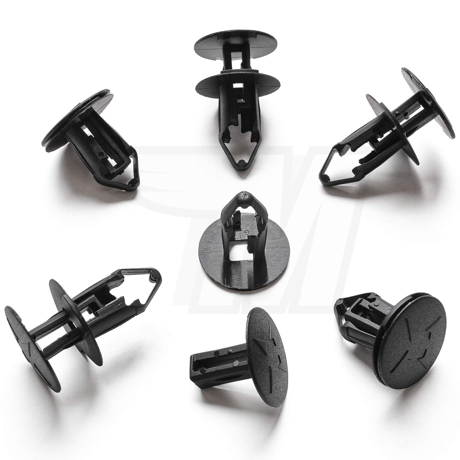 MYBA-S 30x Schwarze Rund Befestigungs Clips | 054000001R MYBA-S 30x Schwarze Rund Befestigungs Clips | 054000001R von MYBA-S