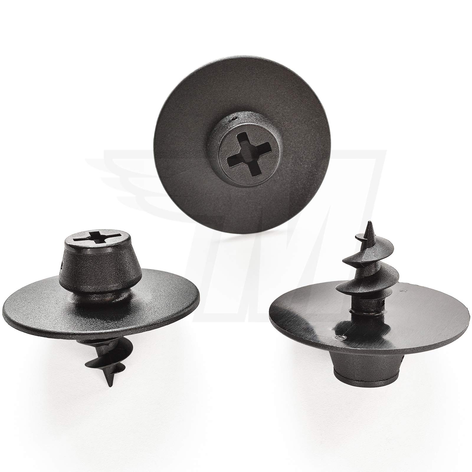 MYBA-S 4x Fußmatte Befestigungsschraube M5 | 4 Count, Schwarz, Druckknopf, AUF-AUF-AN MYBA-S 4x Fußmatte Befestigungsschraube M5 | 4 Count, Schwarz, Druckknopf, AUF-AUF-AN von MYBA-S