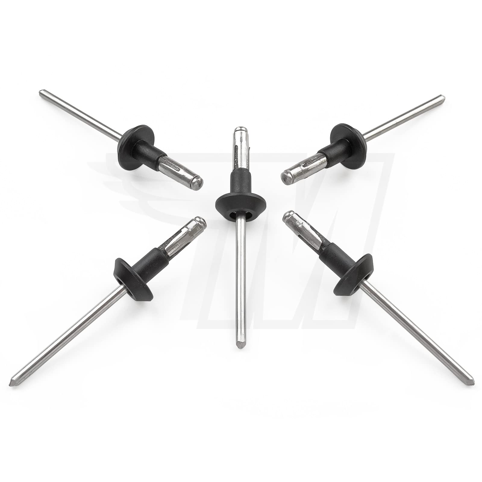 5x Universal Aluminium Kunststoff Niete 5 x 20,4 mm 5x Universal Aluminium Kunststoff Niete 5 x 20,4 mm von MYBA-S