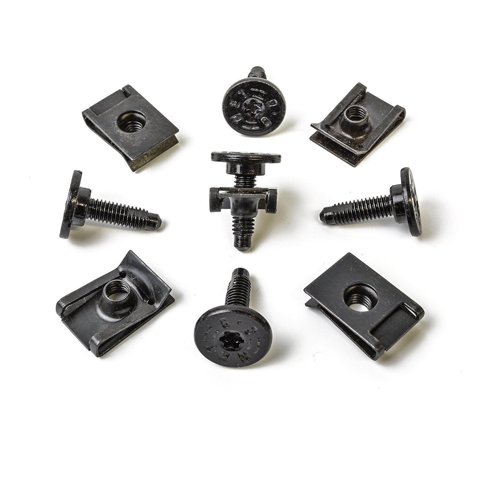 Set Metall Halterklammern + Torx Schraube 20 Stück Set Metall Halterklammern + Torx Schraube 20 Stück von MYBA-S