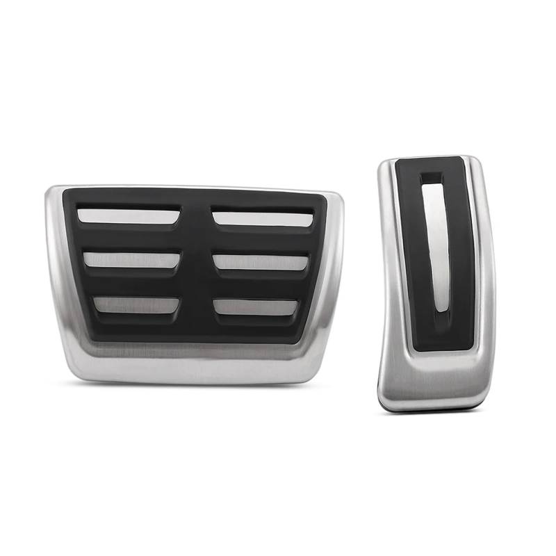AT MT Auto-Fußpedale, kompatibel mit Skoda Octavia Mk4 Ⅳ NX 2019 2020 2021 2022, Gaspedal, Bremse, kein Bohren, Pedalabdeckung, Teile, Auto-Styling(2 pcs) von MYKLNFOU