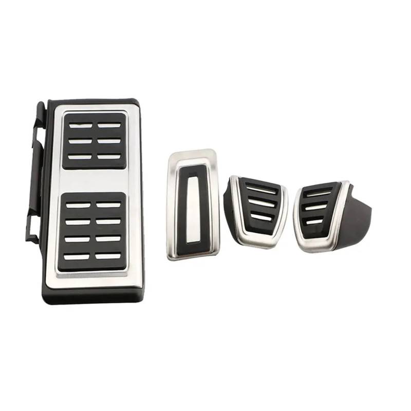 AT MT Auto-Fußpedale, kompatibel mit Skoda Octavia Mk4 Ⅳ NX 2019 2020 2021 2022, Gaspedal, Bremse, kein Bohren, Pedalabdeckung, Teile, Auto-Styling(4 pcs) von MYKLNFOU