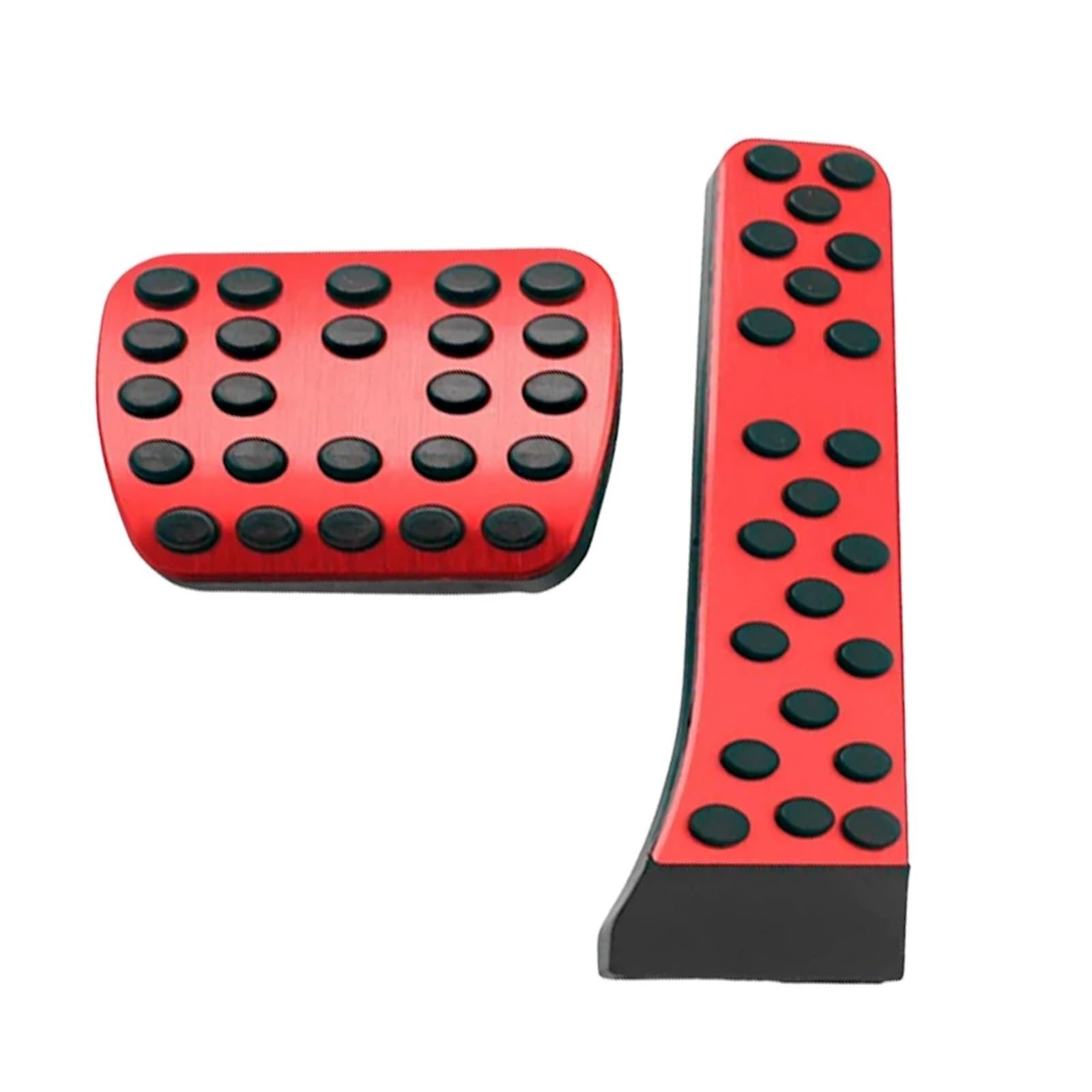 Anti-Rutsch-Bremsgas-Gaspedal-Pad-Abdeckung, Fußpedal, kompatibel mit Mercedes Benz CES GLC GLE GLS CLS-Klasse W205 W213 X253 W167(Red) von MYKLNFOU