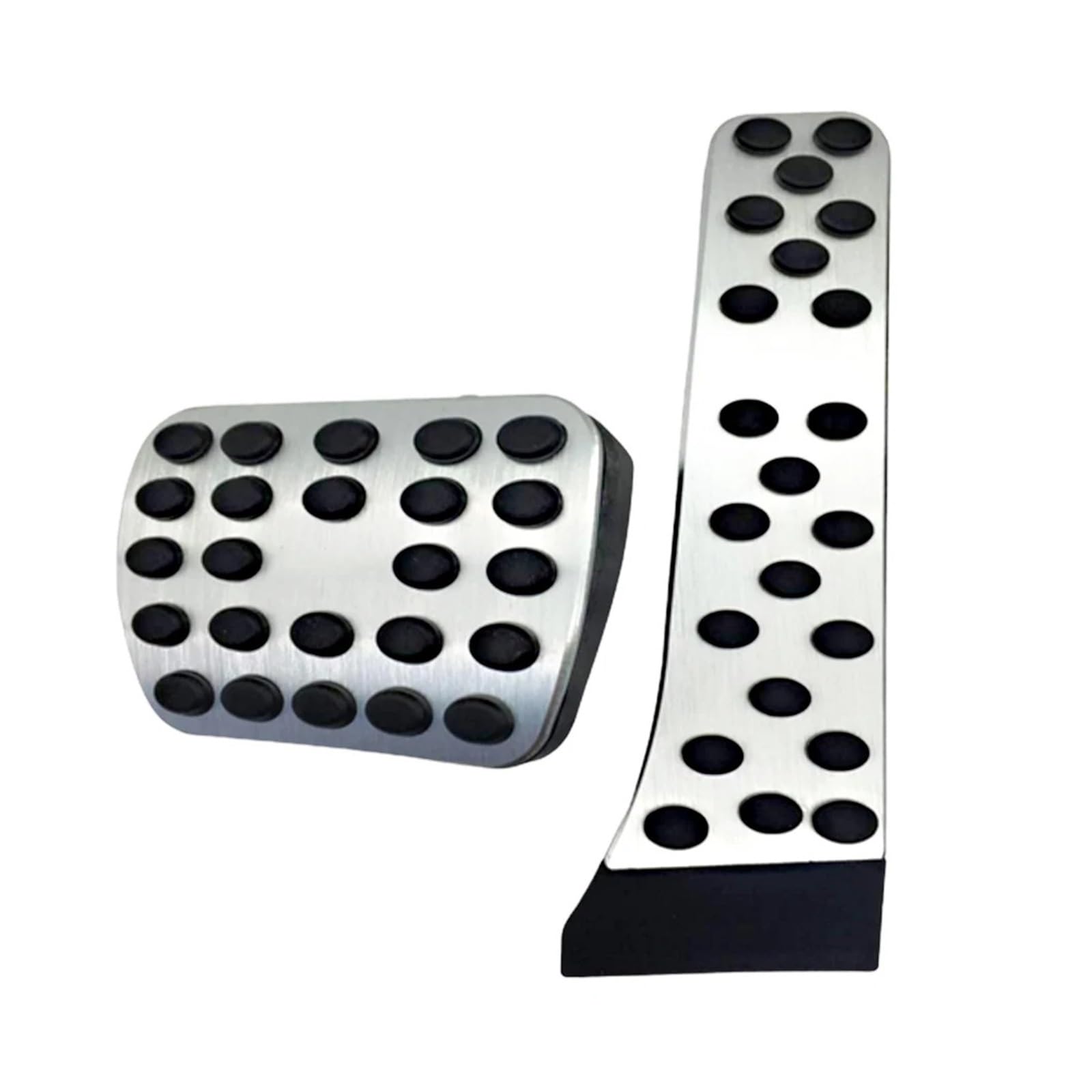 Anti-Rutsch-Bremsgas-Gaspedal-Pad-Abdeckung, Fußpedal, kompatibel mit Mercedes Benz CES GLC GLE GLS CLS-Klasse W205 W213 X253 W167(Silver) von MYKLNFOU