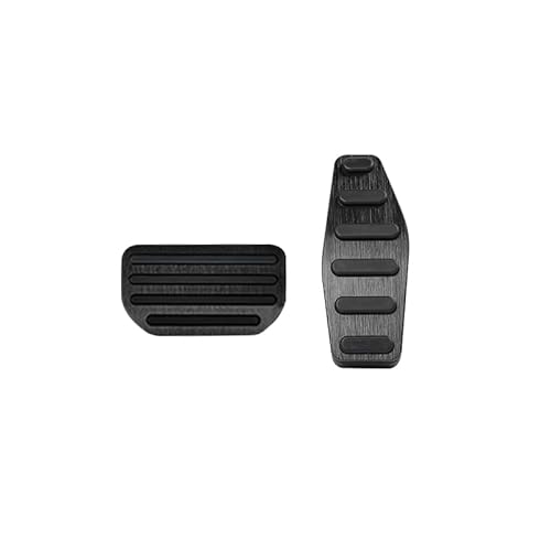 Auto Auto Fuß Gaspedal Kraftstoff Bremse Kupplung Pedale Abdeckung Kompatibel Für Suzuki Jimny JB74 JB64 2019 2020 2021 2022 Zubehör Auto Styling(AT Black) von MYKLNFOU