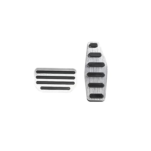 Auto Auto Fuß Gaspedal Kraftstoff Bremse Kupplung Pedale Abdeckung Kompatibel Für Suzuki Jimny JB74 JB64 2019 2020 2021 2022 Zubehör Auto Styling(AT Silver) von MYKLNFOU