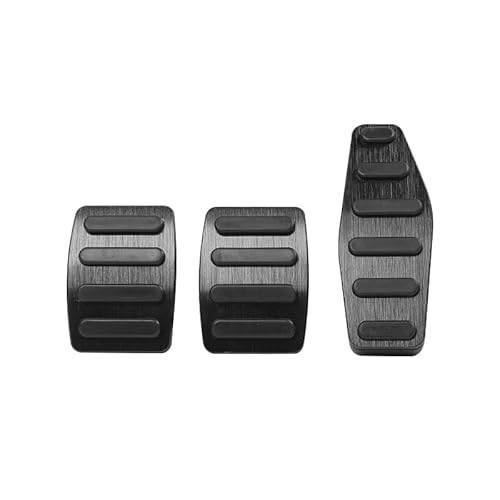 Auto Auto Fuß Gaspedal Kraftstoff Bremse Kupplung Pedale Abdeckung Kompatibel Für Suzuki Jimny JB74 JB64 2019 2020 2021 2022 Zubehör Auto Styling(MT Black) von MYKLNFOU