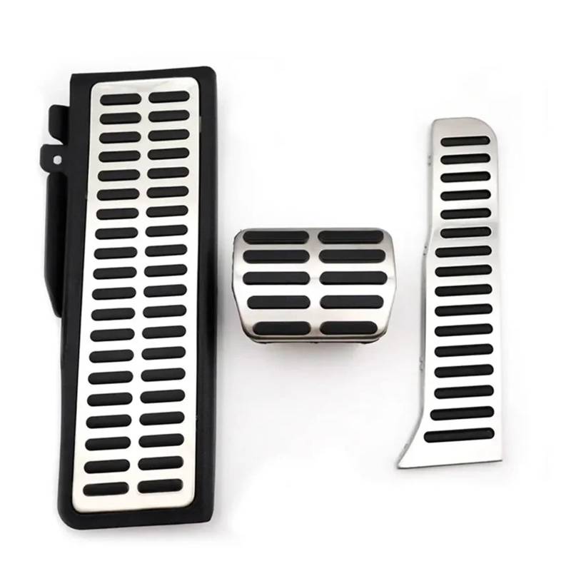 Auto-Fußpedal, kompatibel für VW Golf Mk5 2004–2009, rutschfeste Gas- und Bremspedalabdeckung aus Edelstahl, Auto-Innenausstattung(3 pcs A) von MYKLNFOU