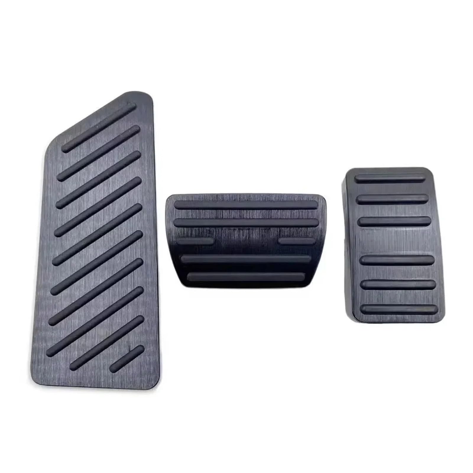 Auto-Fußpedale, kompatibel für Honda CRV CR-V 2017–2022, Edelstahl-Pads, Kraftstoffbremse, rutschfest, ohne Bohren, Legierungsabdeckungen, Teilezubehör(Black) von MYKLNFOU