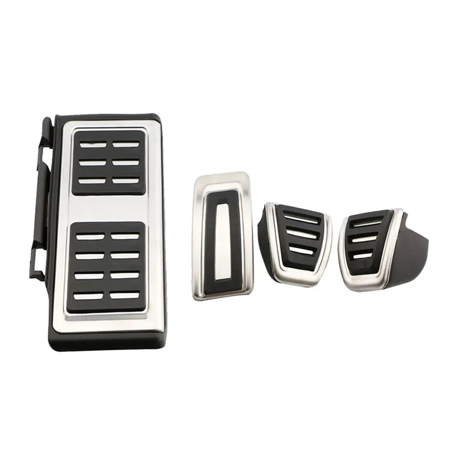 Auto-Fußpedale, kompatibel für Seat Leon Cupra Leon Mk4 KL1 KL8 2020 2021 2022, Edelstahl, Gasbremse, Restfoot-Pedal-Pad-Schutz, AT MT(4 pcs) von MYKLNFOU