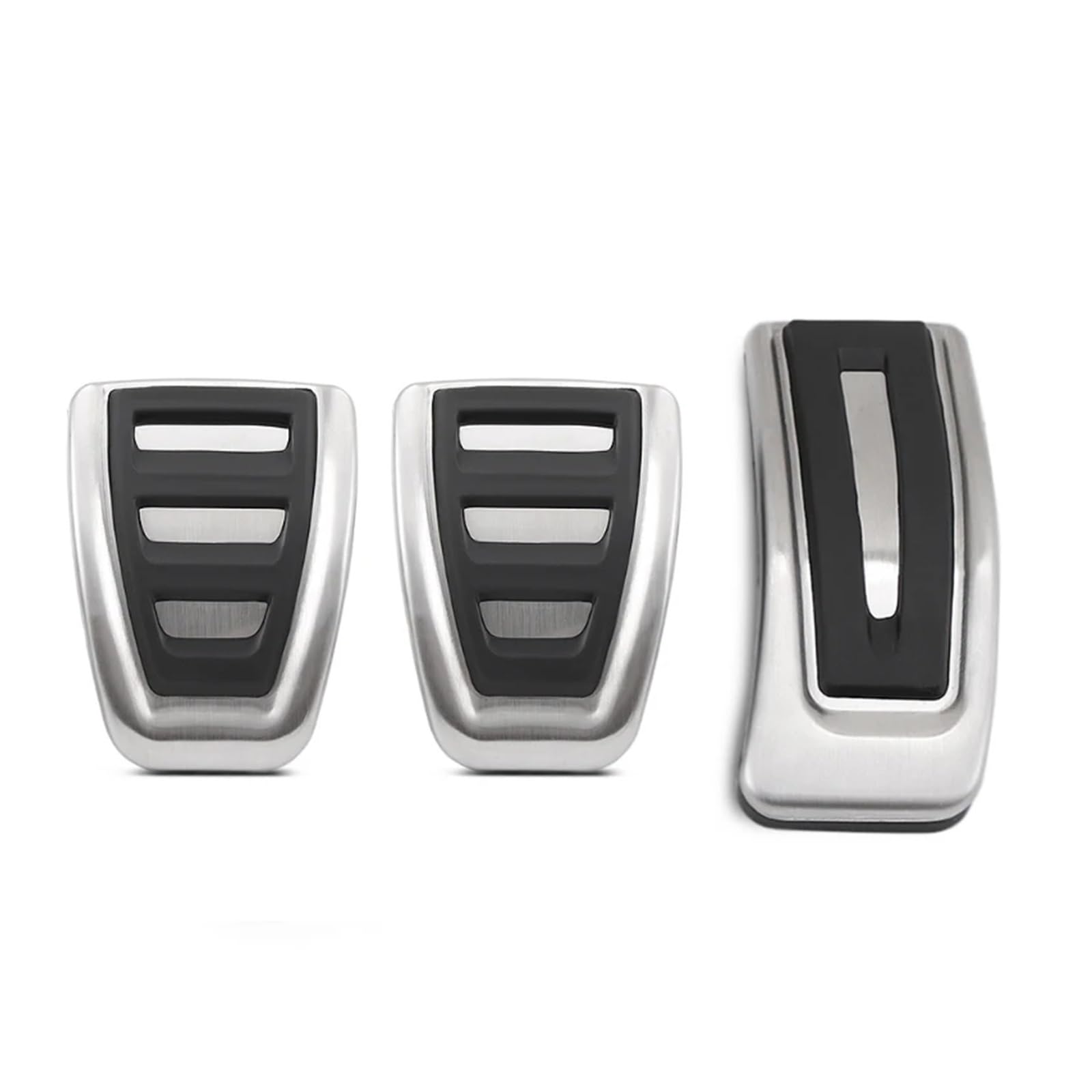 Auto-Fußpedale, kompatibel mit VW T-Cross Tcross C11 2018–2025, Bremspedal, rostfreie Gaspedalabdeckung, Aluminiumlegierung, Zubehör(3 pcs) von MYKLNFOU