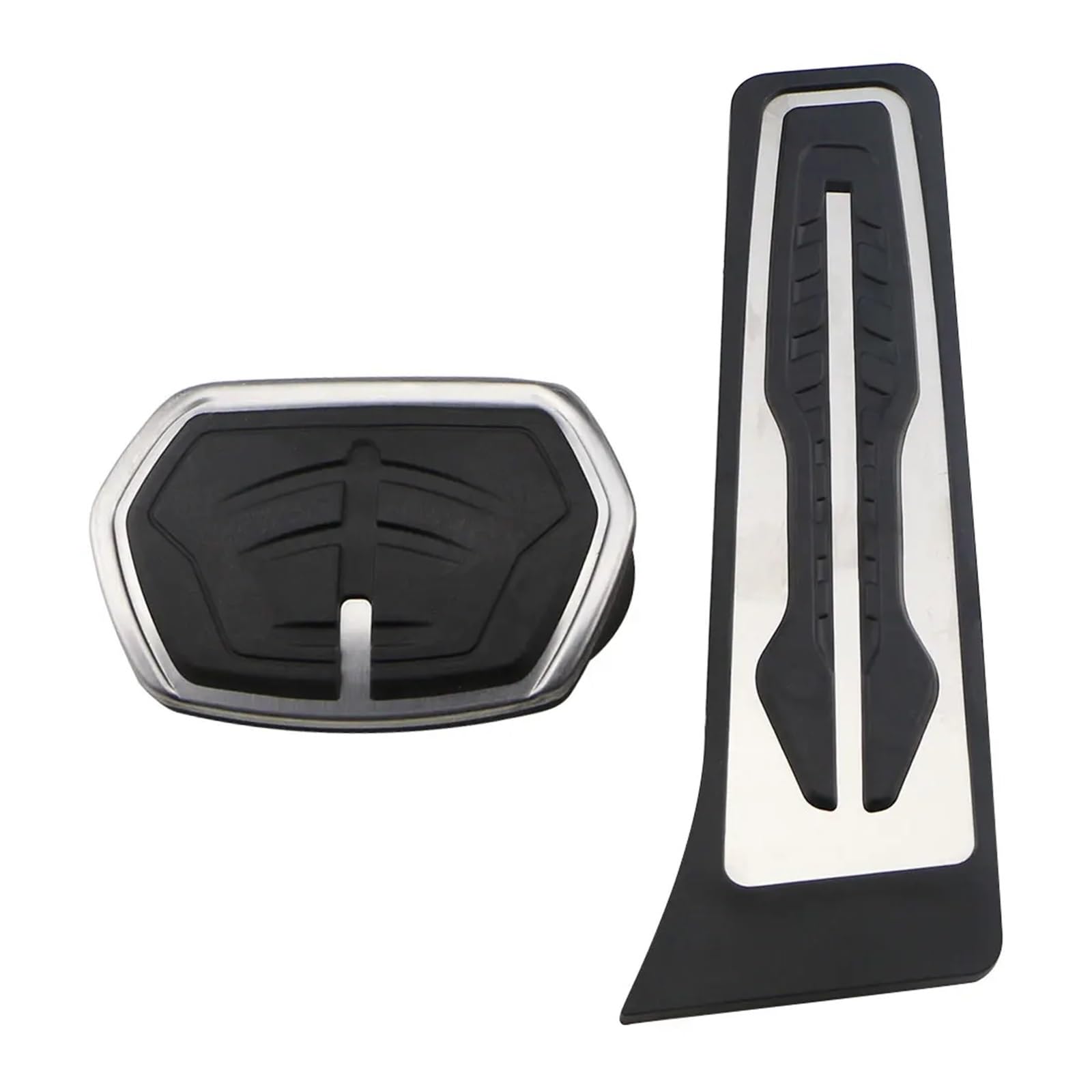 Autopedal Kompatibel Für BMW X1 F48 2 Serie F44 Gas Bremse Accelerator Fußstütze Pedal Kit Abdeckung Linkslenker(2pcs AT) von MYKLNFOU