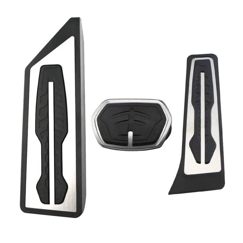 Autopedal Kompatibel Für BMW X1 F48 2 Serie F44 Gas Bremse Accelerator Fußstütze Pedal Kit Abdeckung Linkslenker(3pcs a set) von MYKLNFOU