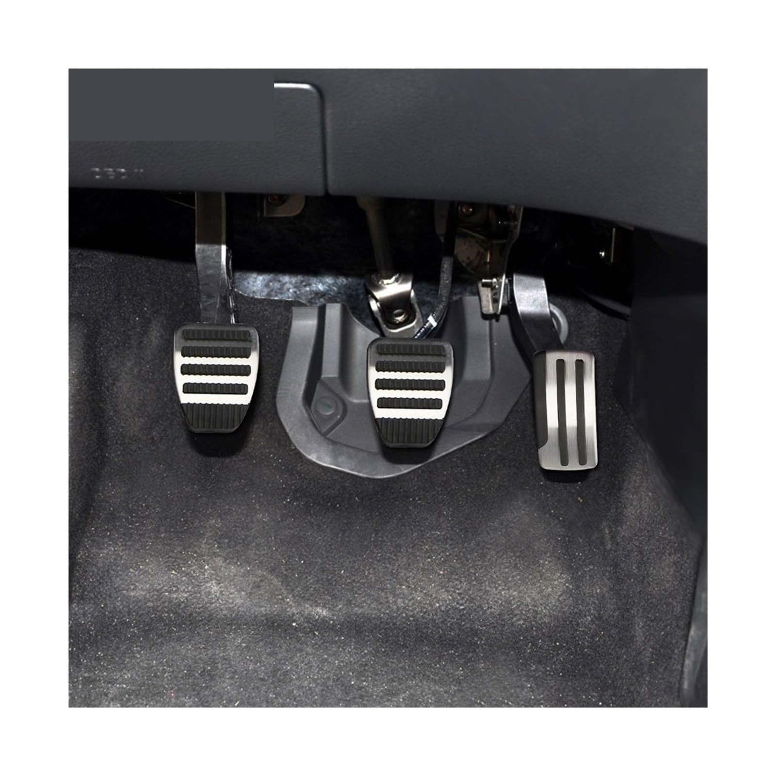 Autopedalabdeckung, kompatibel für Nissan X-Trail T31 Qashqai J10 Dualis Teana Pathfinder Altima Patrol Y62 Juke, Edelstahl, AT MT-Pedale(MT 3Pcs) von MYKLNFOU