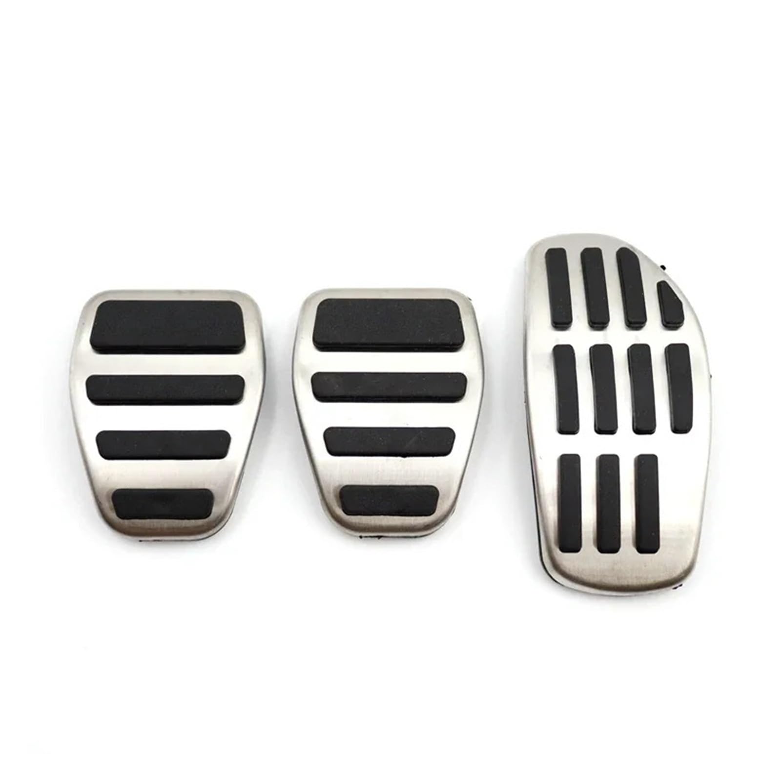 Autopedalabdeckungen, rutschfeste Unterlage, kompatibel mit Nissan Pulsar Tiida C13 2014–2018 AT MT, Auto-Gas-Fußbremspedal-Auflage, Aluminiumlegierung, Zubehör(3 pcs) von MYKLNFOU