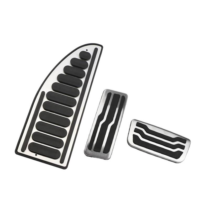 Edelstahl AT Autopedale Kompatibel Für Ford Everest Endeavour Raider Ranger 2016-2020 LHD Accelerator Gas Bremse Rest Pedal Abdeckung von MYKLNFOU