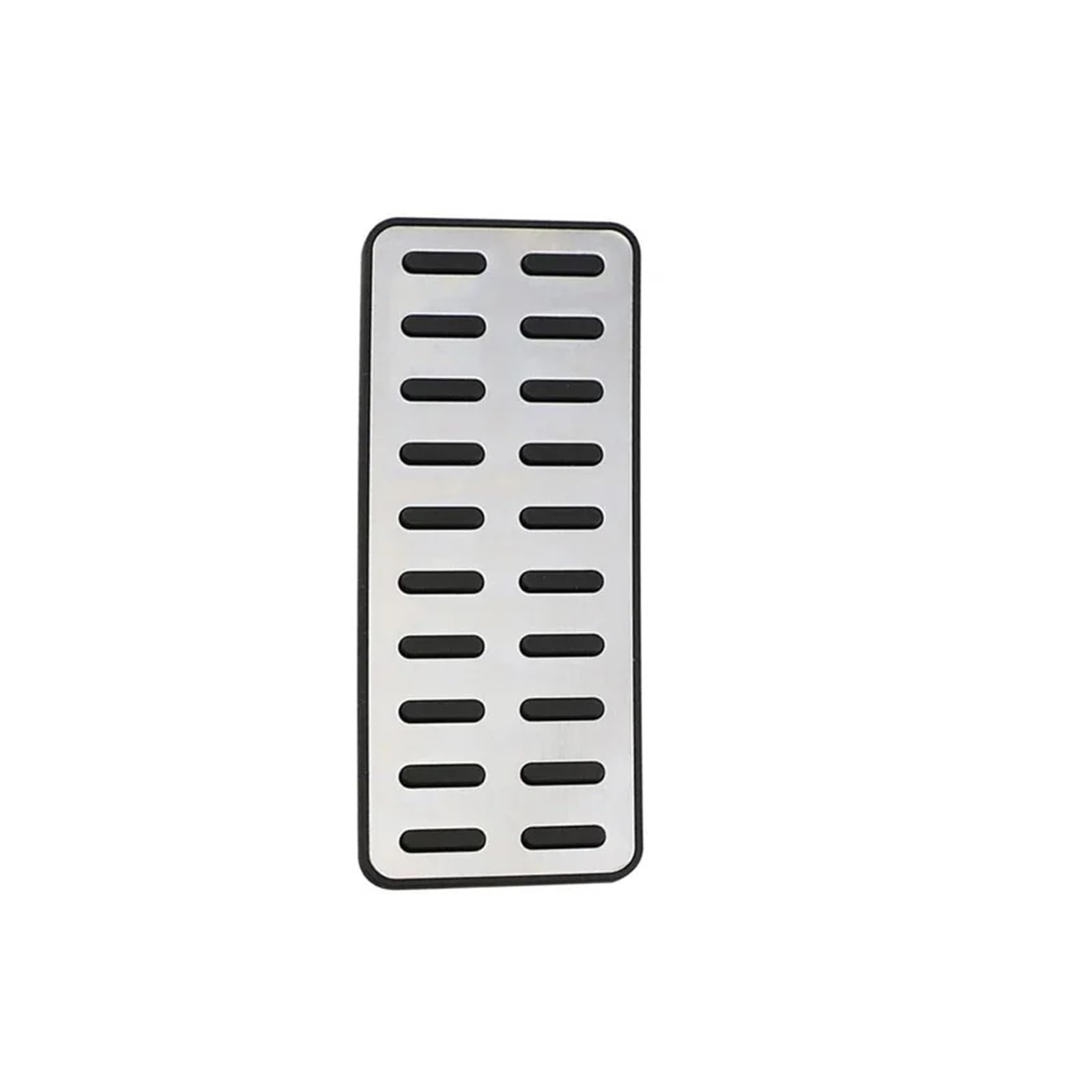 Edelstahl-Bremspedalauflage für Autos, kompatibel mit Hyundai I20-Zubehör 2022 2021 2020 BC3 BI3, Aluminium, rutschfest, ohne Bohren, Pedalabdeckung(1 pcs) von MYKLNFOU