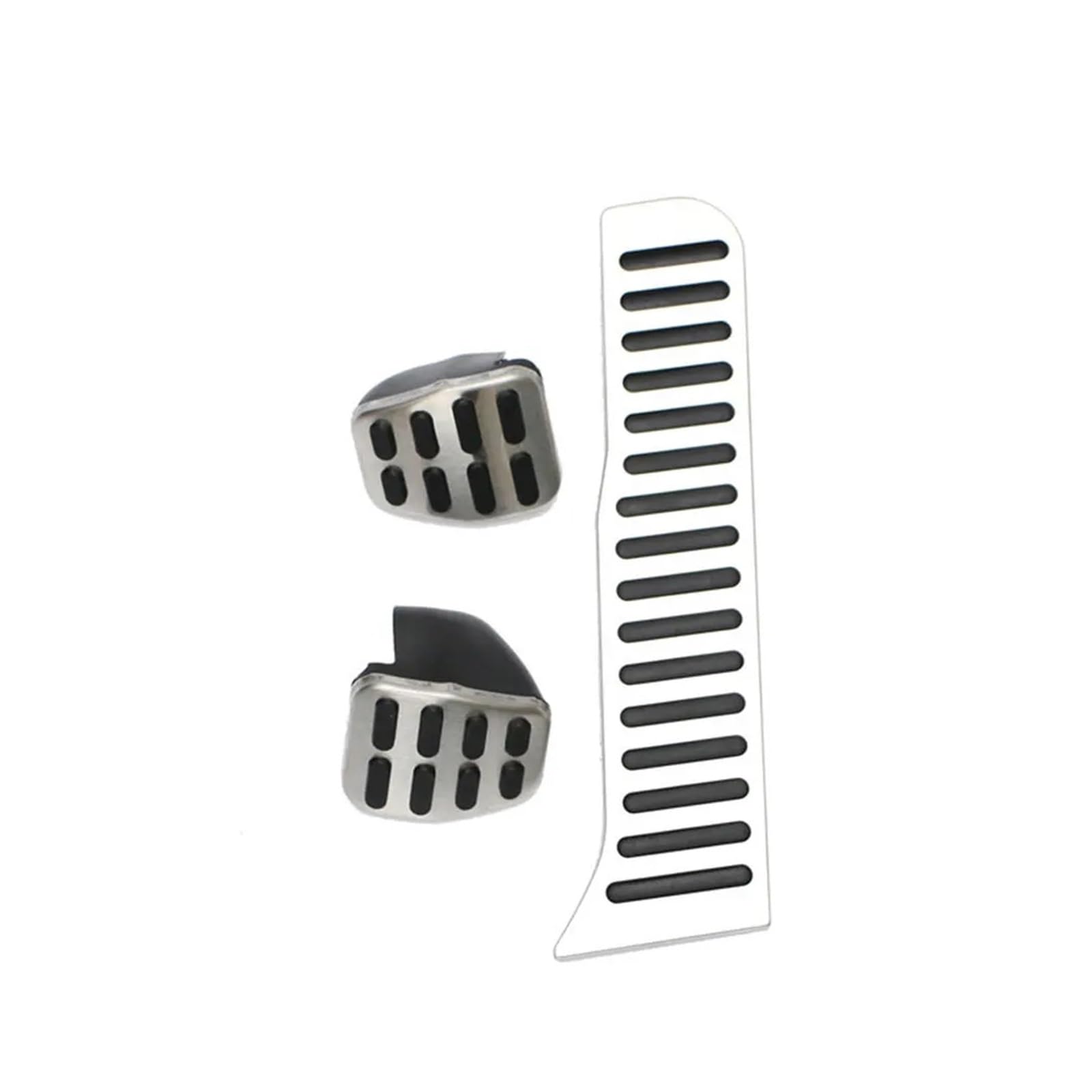 Edelstahl LHD Autopedalabdeckung Kompatibel für Skoda Octavia A5 2009–2014 Yeti 2014–2018 Autopedale Zubehör(MT Without Rest) von MYKLNFOU