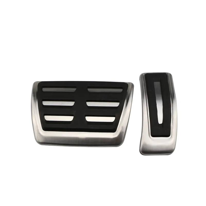 Kompatibel für Audi A7 S7 RS7 4G 2010–2017 A6 S6 RS6 C7 4G RHD Auto Gas Kraftstoff Bremse tote Rest Fußpedal Abdeckung Kappe Pad Trim Auto Zubehör(RHD AT PEDAL) von MYKLNFOU