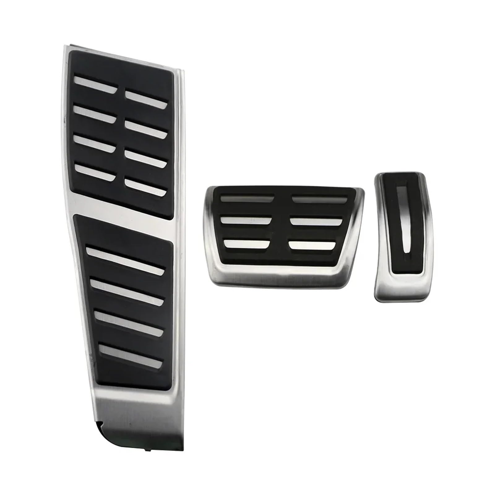 Kompatibel für Audi A7 S7 RS7 4G 2010–2017 A6 S6 RS6 C7 4G RHD Auto Gas Kraftstoff Bremse tote Rest Fußpedal Abdeckung Kappe Pad Trim Auto Zubehör(RHD AT WITH REST) von MYKLNFOU