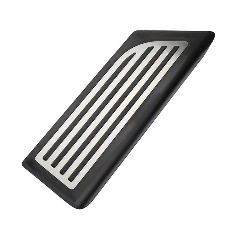 Kompatibel mit Tesla Model 3 Y 2016–2021, Gaspedal, Bremspedal, Auto-Fußpedal-Pads, Abdeckungen, Modell Drei, Edelstahl-Zubehör(1Pc Rest for Model 3) von MYKLNFOU