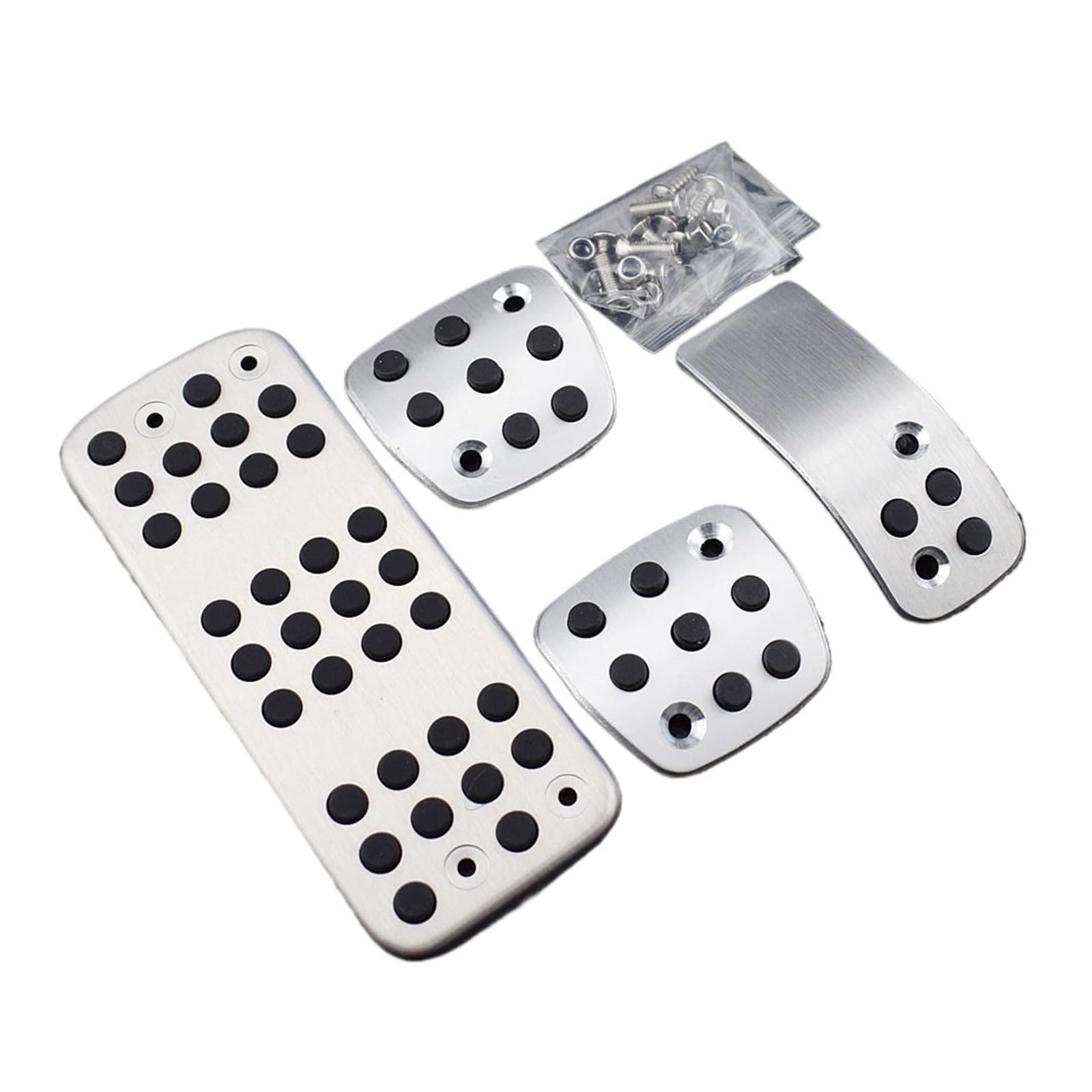 Pedal Bremse Kupplung Pedale Kit Abdeckung Kompatibel Für Peugeot 206 206CC CC AT MT (Jahr 2005 2006 2007 2008 2009) styling(MT) von MYKLNFOU