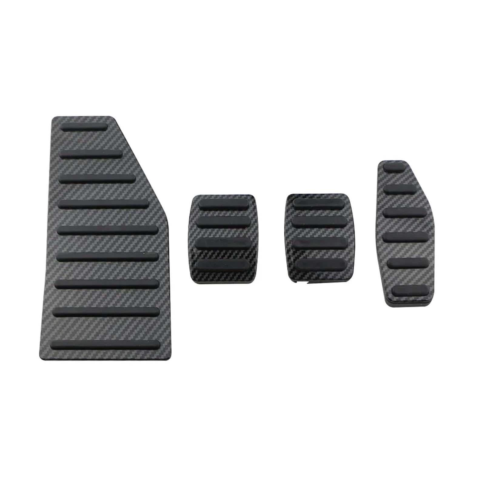 Pedalabdeckung Kompatibel für Suzuki Jimny JB64 JB74 2018 2019 2020 2021 2022 AT MT Carbon Fiber Auto Fußstütze Pedale Schutzpolster Teile(MT with Rest) von MYKLNFOU