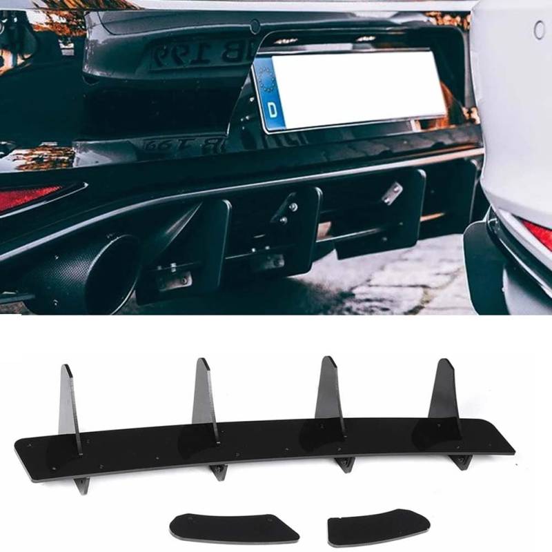 ABS Auto Heckstoßstange Diffusor Rückseite Splitter Spoilerlippe für VW Golf 7 VII MK7 GTI 2013-2016 von MYMOMS