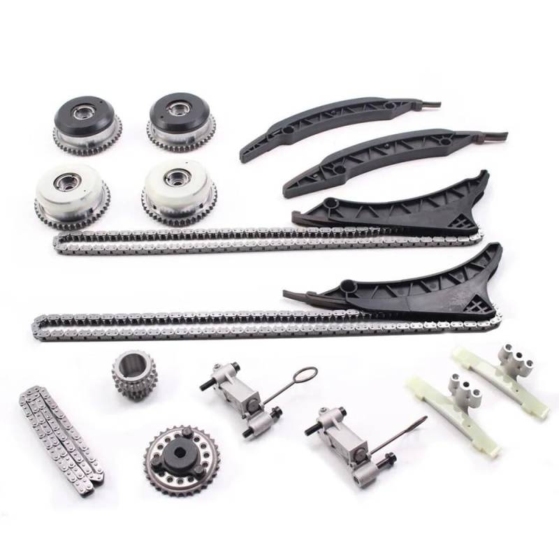 Autoteil N63B44A Steuerkettensatz Nockenwelle VVT Getriebe-Set für 550i 750i X5 X6 F10 E70 E71 S63B44A N63M20A 4.4L V8 DOHC Turbo Charge von MYSHIYB