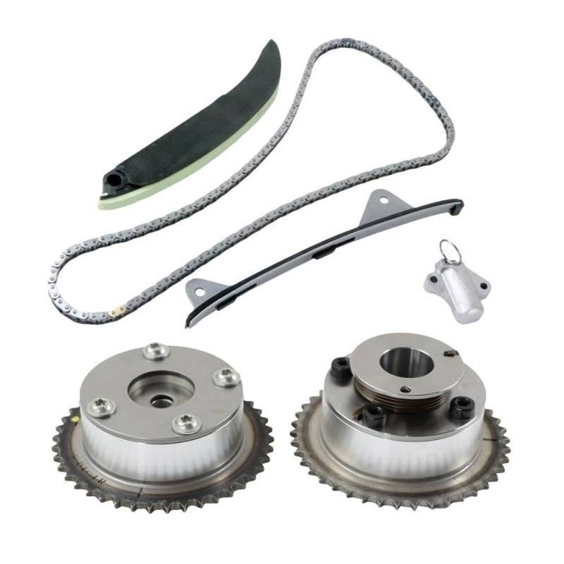Autoteil Steuerkettensatz Nockenwelle Ritzel Set passend für Elantra Sonata Tucson Optima Soul Forte 2.0L G4NC 24321-2E200 L4 DOHC von MYSHIYB