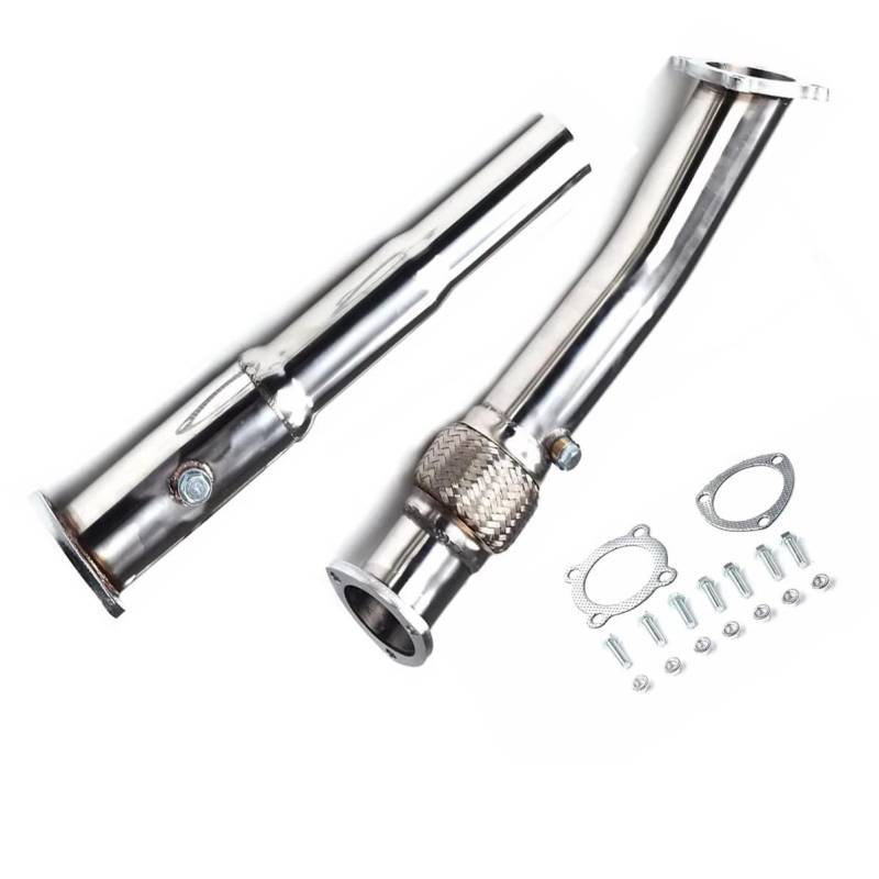 car part TURBO-AUSPUFF-FALLROHR Verteiler Silber for 00-06 TT 99-05 VW GOLF BEETLE 1,8 T Motorauspuffanlagen von MYSHIYB