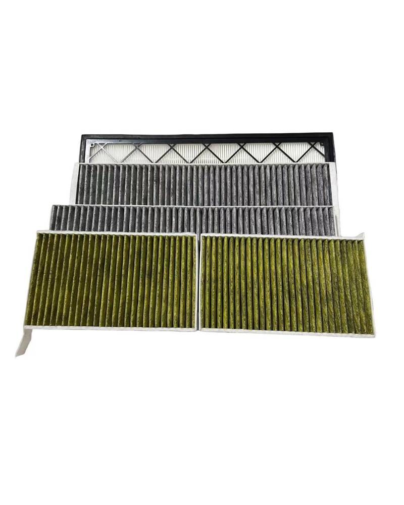 Auto Pollenfilter Für Teslaes Für Modell 3 Für Modell Für Y Aktivkohle Klimaanlage Filter Element Interne Und Externe Filter Set Luft Auto-Innenraumluftfilter von MYSSJS