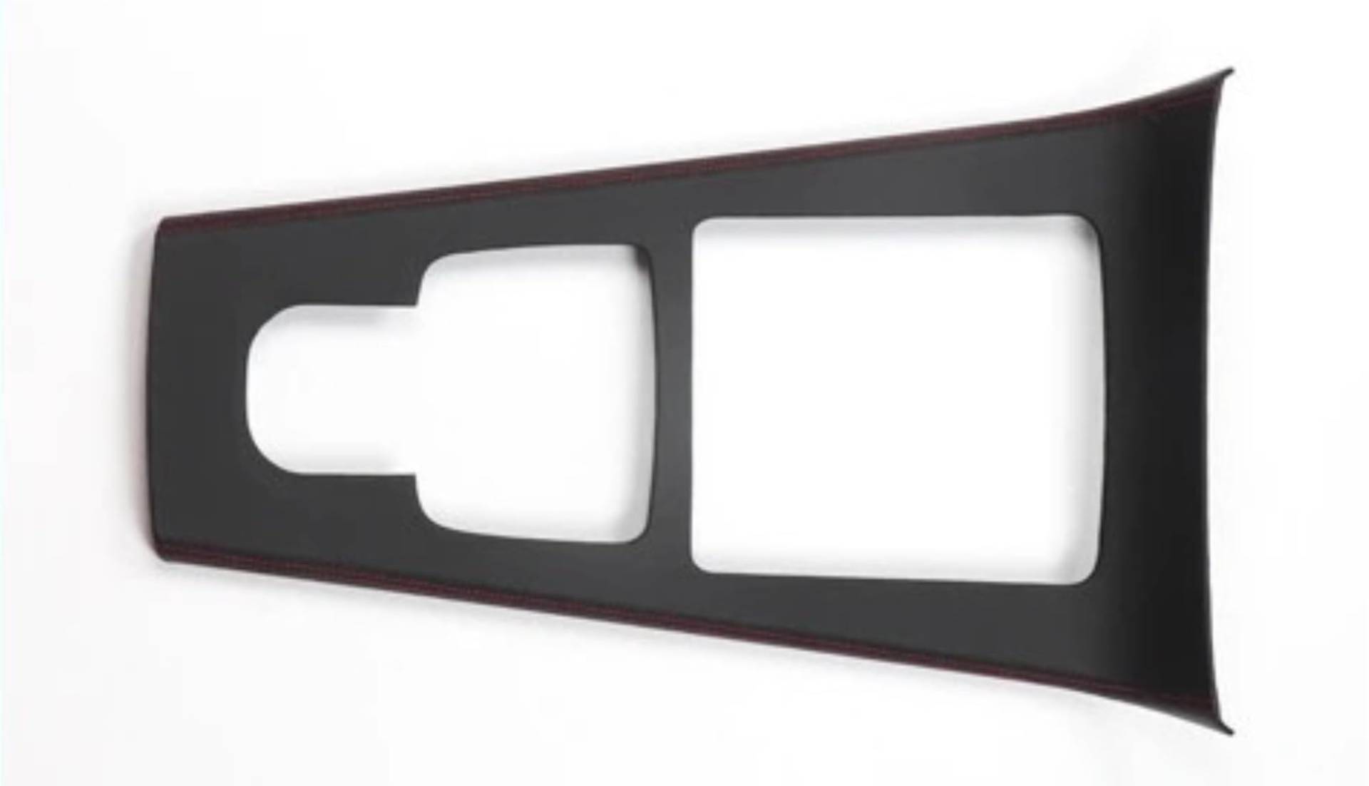 Verkleidung der Konsolenverkleidung Für Benz Für A Für CLA Klasse W177 C118 Auto Mittelkonsole Synthetisches Material Stil Panel Abdeckung Nähgarn Trim Panel Rahmen Console Panel Dekorabdeckung(Black von MYSSJS