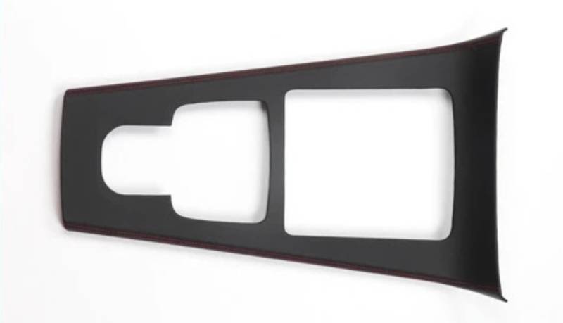 Verkleidung der Konsolenverkleidung Für Benz Für A Für CLA Klasse W177 C118 Auto Mittelkonsole Synthetisches Material Stil Panel Abdeckung Nähgarn Trim Panel Rahmen Console Panel Dekorabdeckung(Black von MYSSJS