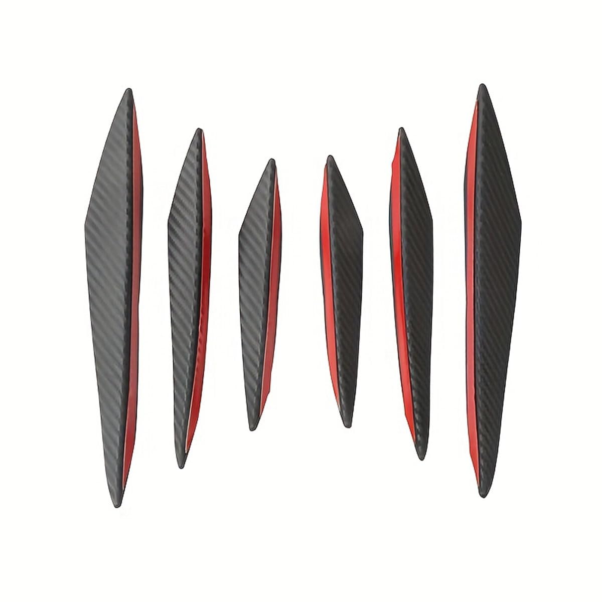 6 Stück Frontstoßstangenabweiser, kompatibel mit VW Golf Passat Arteon Tiguan Atlas CC, Frontspoiler,Carbon Fibres 6 Stück Frontstoßstangenabweiser, kompatibel mit VW Golf Passat Arteon Tiguan Atlas CC, Frontspoiler,Carbon Fibres von MYTZNB