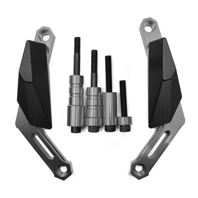 MZ-STORE MT 09 XSR900 Motorrad Sturzpads Motor Schutz Rahmenschieberegler für MT-09 2013-2020 MT-09 Tracer 2014-2020 Tracer 900GT 2018-2020 XSR900 2015-2020 XSR900(Grau) von MZ-STORE