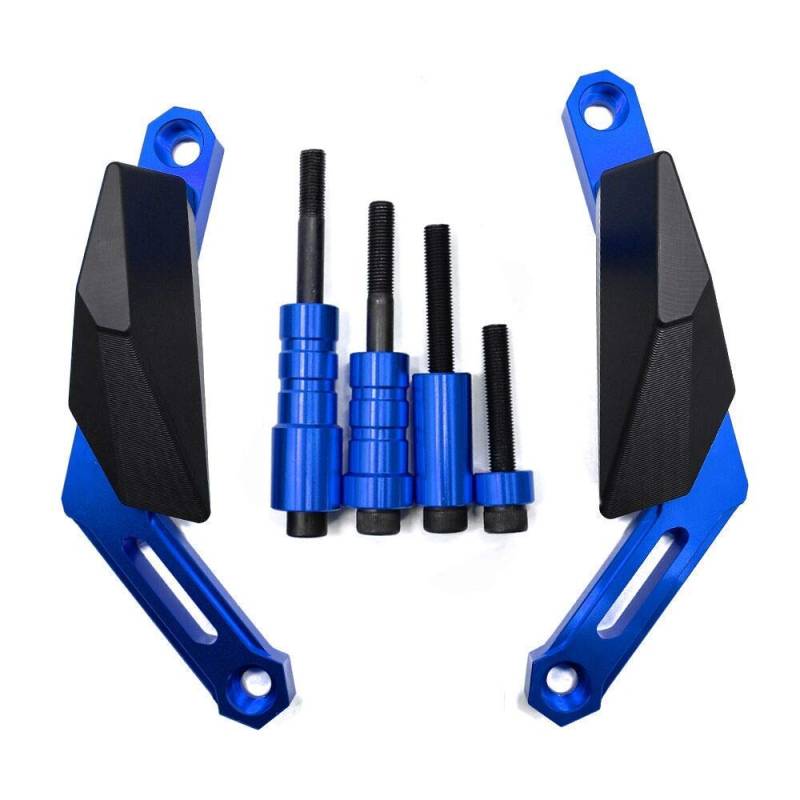 MZ-STORE MT 09 XSR900 Motorrad Sturzpads Motor Schutz Rahmenschieberegler für MT-09 2013-2020 MT-09 Tracer 2014-2020 Tracer 900GT 2018-2020 XSR900 2015-2020(Blau) von MZ-STORE