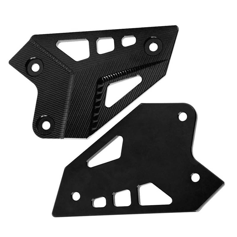 MZ-STORE Motorrad CNC Aluminium Fußrastenschutz Fersenschutz für Z900 Z 900 2017 2018 2019 2020 2021 2022(Schwarz) von MZ-STORE