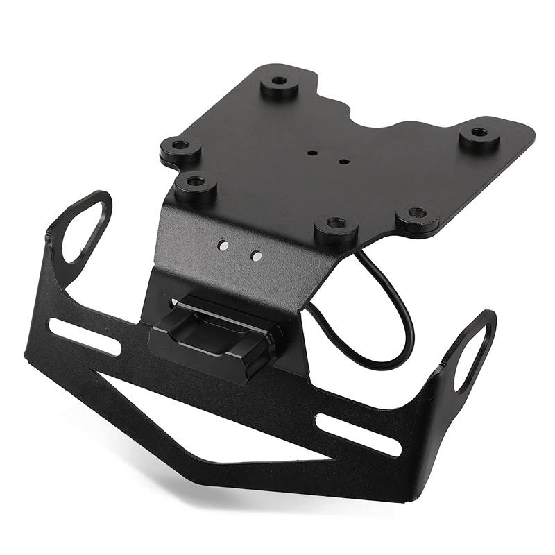 MZ-STORE Motorrad Edelstahl Hintere Kennzeichenhalter für T7 Tenere 700 Tenere 700 Rally XTZ700 Tenere XT700Z Tenere 2019-2021 von MZ-STORE