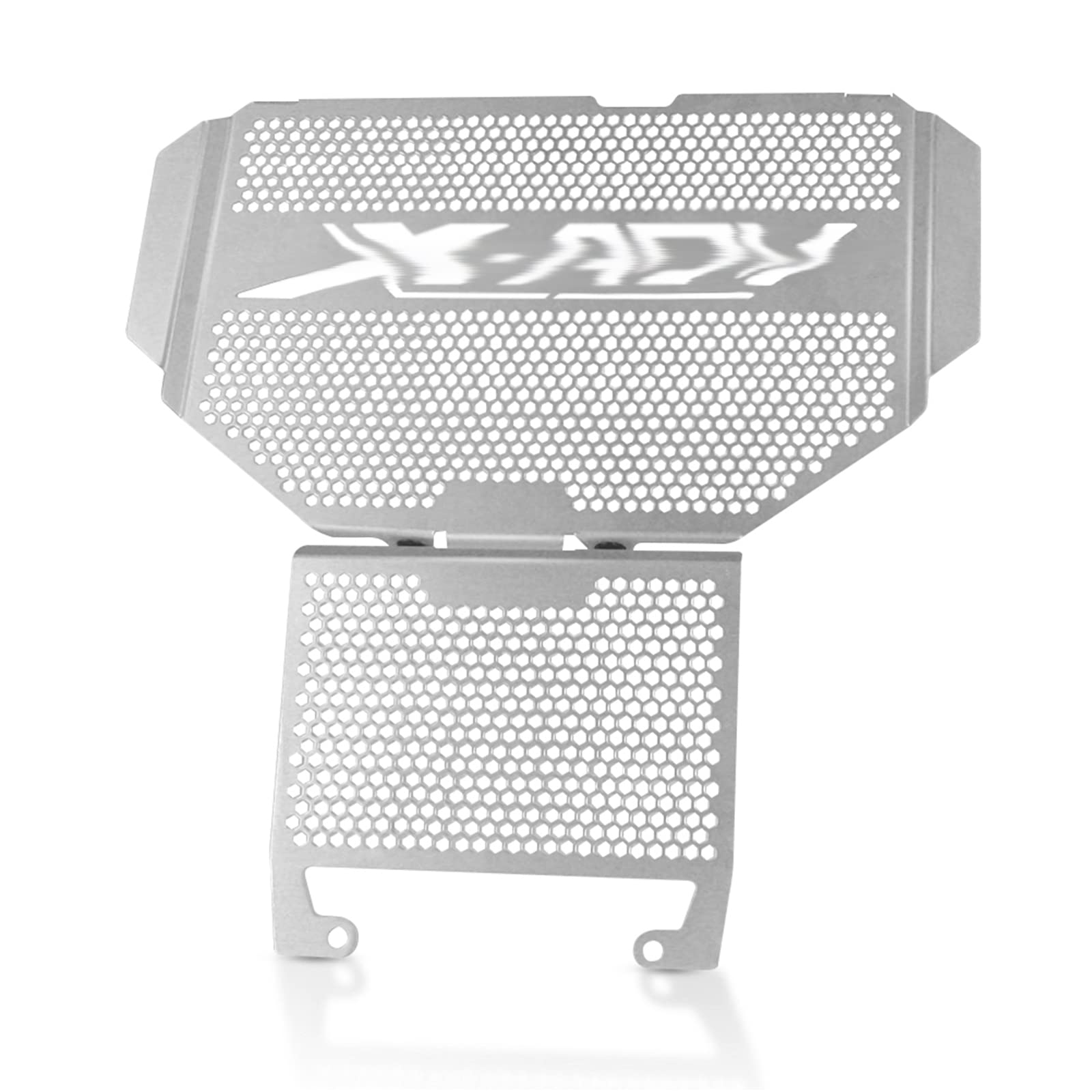 XADV 750 Motorrad Kühlerabdeckungsschutz Aluminium Kühler Schutzfolie für X-ADV X ADV 750 2017 2018 2019 2020-Silber von MZ-STORE