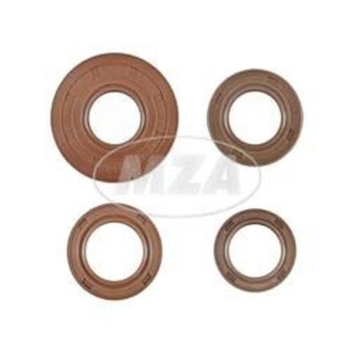Wellendichtringe im SATZ - NJK - für Motor kpl., FPM - braun - S51, S70, KR51/2, SR50, SR80 - 4 Stück Wellendichtringe im SATZ - NJK - für Motor kpl., FPM - braun - S51, S70, KR51/2, SR50, SR80 - 4 Stück von MZA
