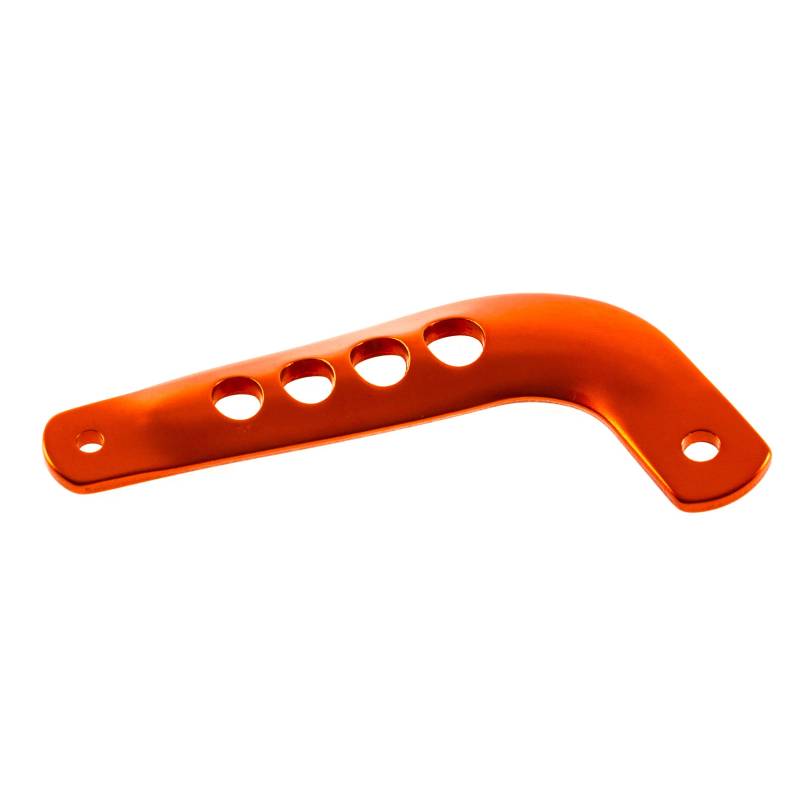 Auspuffstrebe kurz - Enduro - Alu orange eloxiert von MZA
