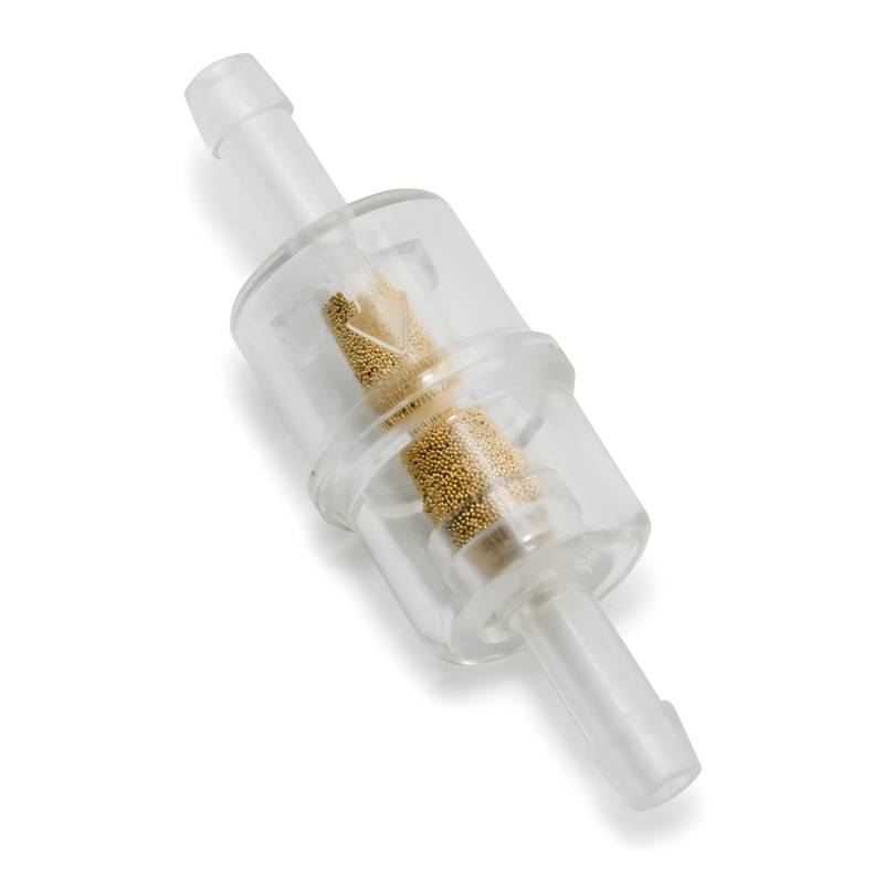 Benzinfilter klein - Kunststoff / Messinggranulat - Ø6mm Anschluss von MZA Meyer-Zweiradtechnik