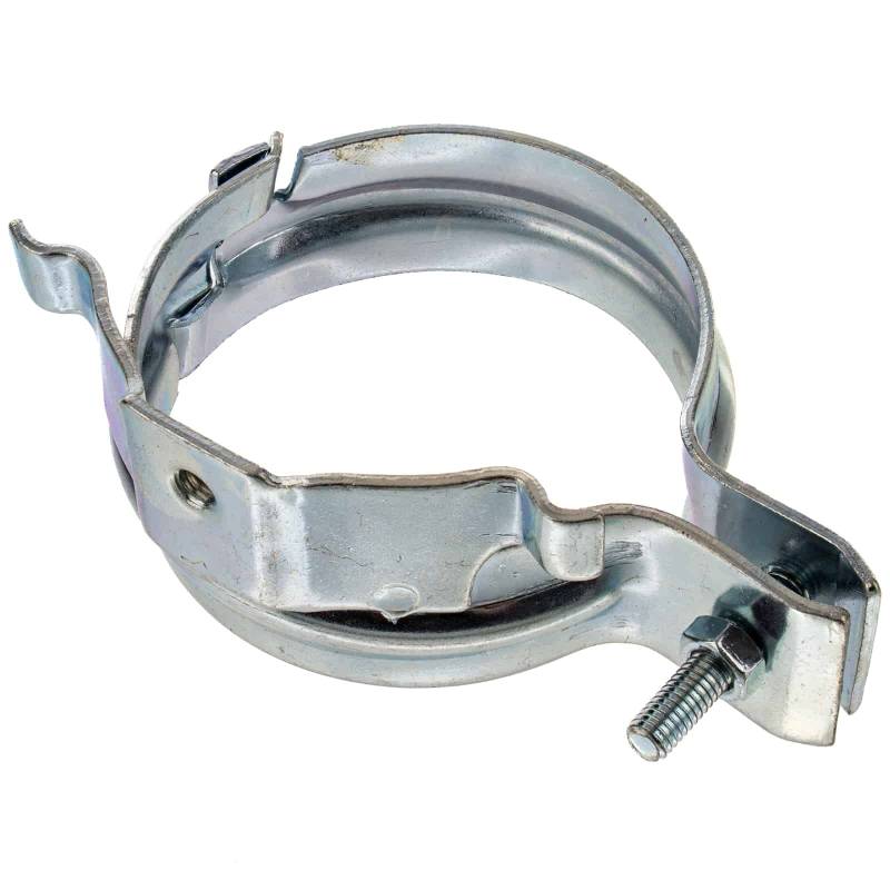 MZA Verzinkte Auspuffschelle für Hitzeschutz bei Simson Enduro S51, S53, S70, S83, Sperber-BR, SR50 - Silber von MZA