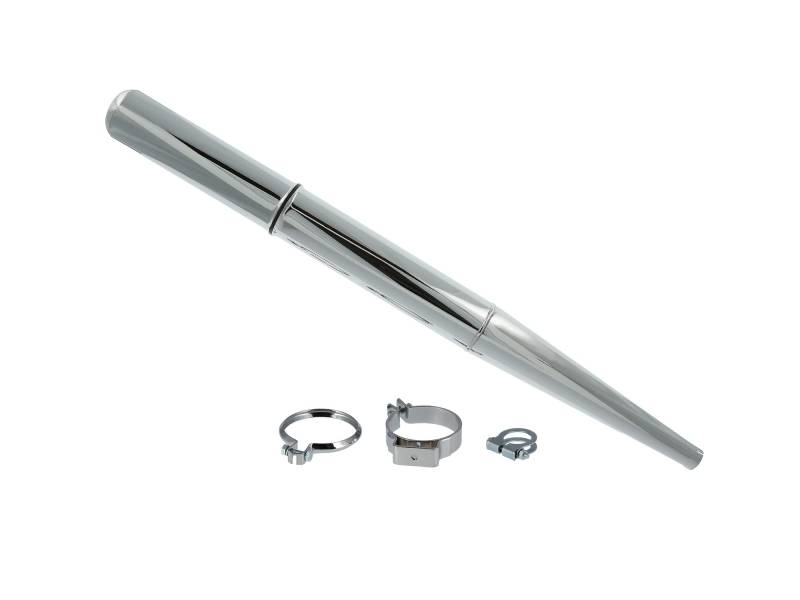 MZA Auspuff chrom, komplett - Simson SR50, SR80 von MZA