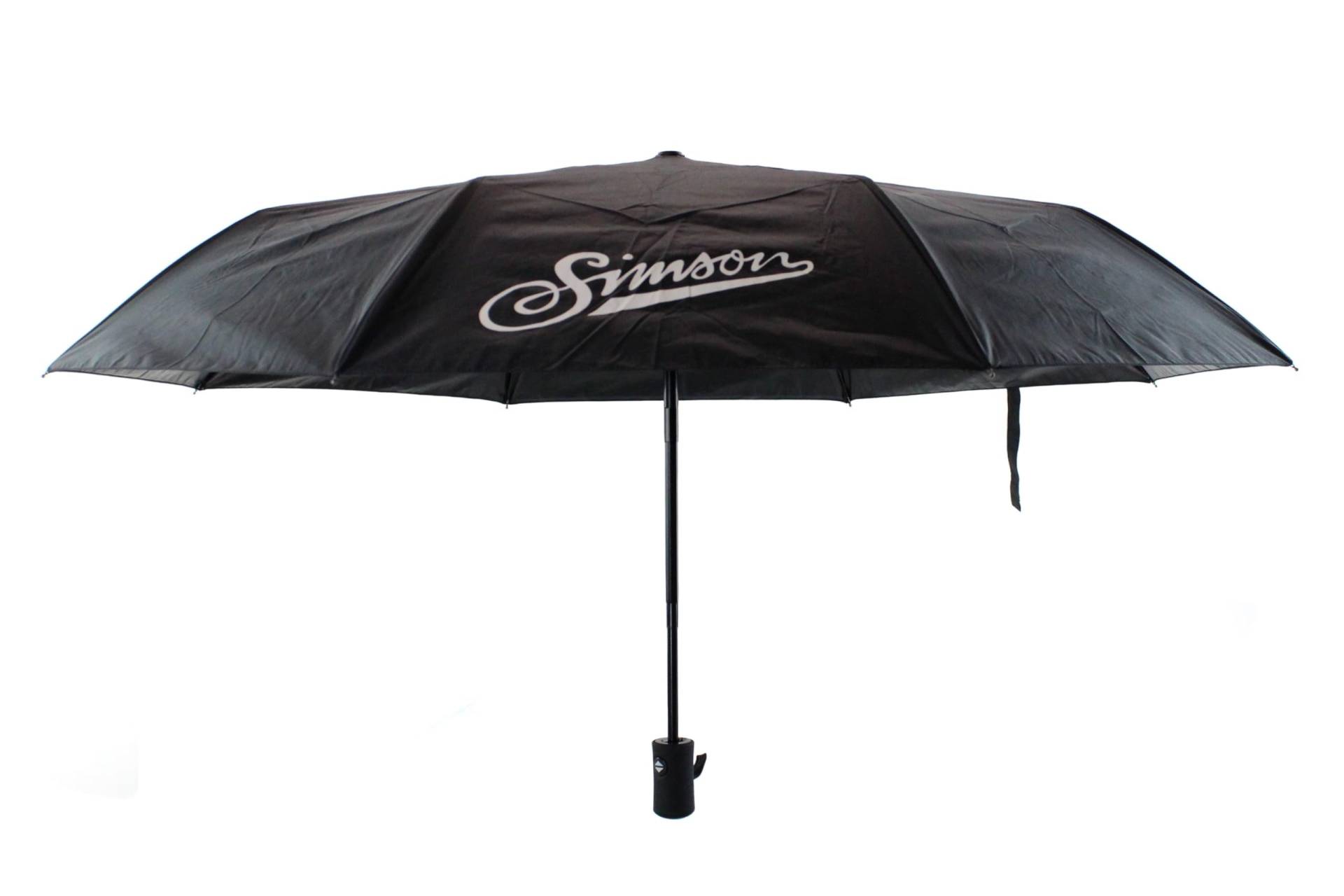 MZA Simson Regenschirm in schwarz mit Simson Logo - originaler Artikel - 98cm von MZA