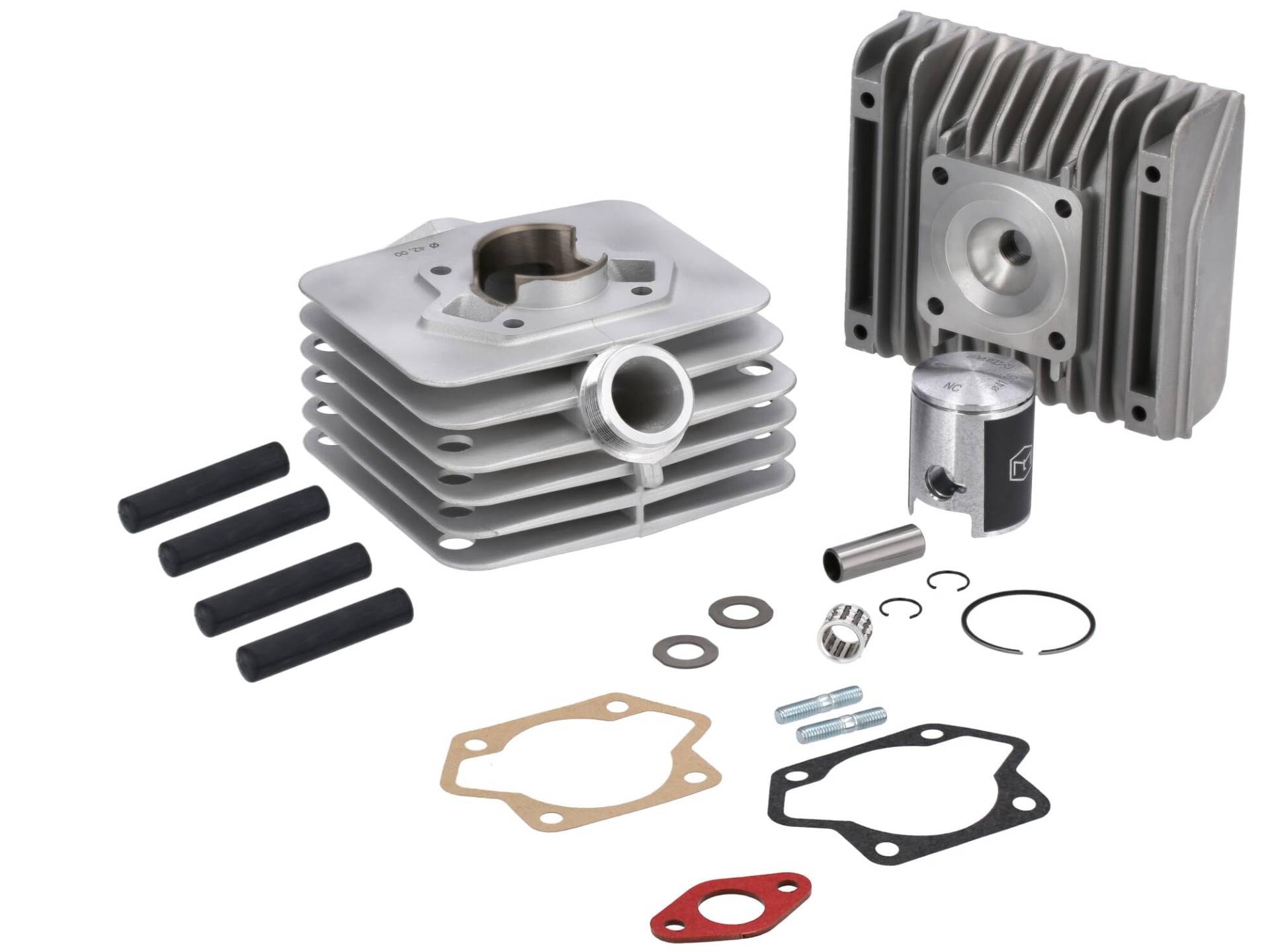 MZA Tuningzylinderset 60ccm MEGU LT60 mit Zylinderkopf für Simson S51, SR50, KR51/2 - NPC-Beschichtung, 2-Kanal, Ø42 mm - M500 MZA Tuningzylinderset 60ccm MEGU LT60 mit Zylinderkopf für Simson S51, SR50, KR51/2 - NPC-Beschichtung, 2-Kanal, Ø42 mm - M500 von MZA