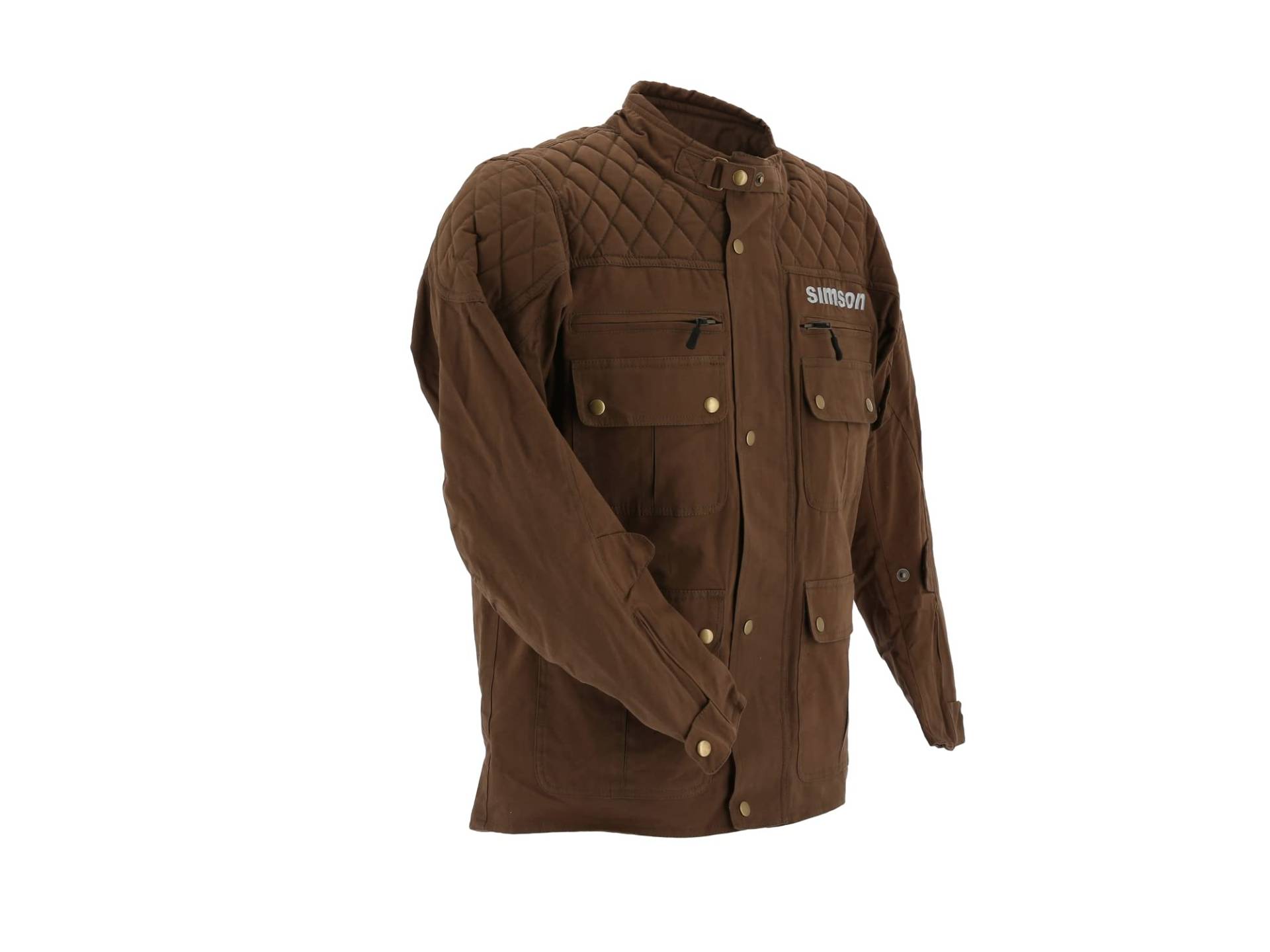 Motorradjacke SIMSON, braun, Größe: XXXL Motorradjacke SIMSON, braun, Größe: XXXL von MZA